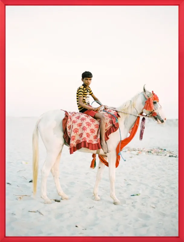 Boy on Horse by Andrew Jacona for Artfully Walls