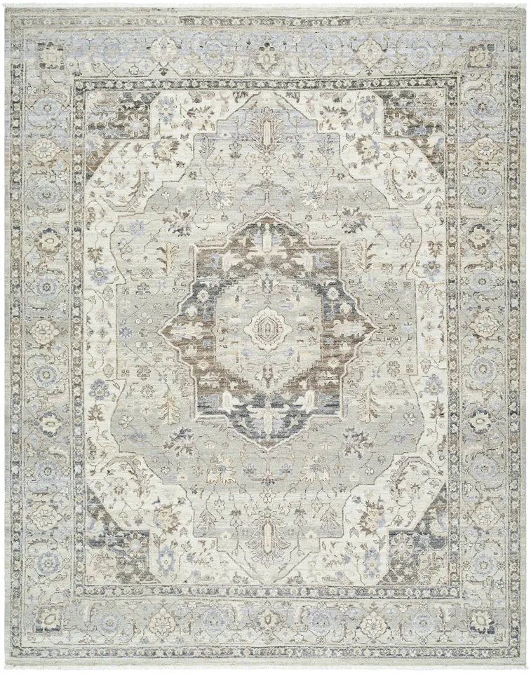 Khorasan Beige Indoor 9' x 12' Handmade Rug