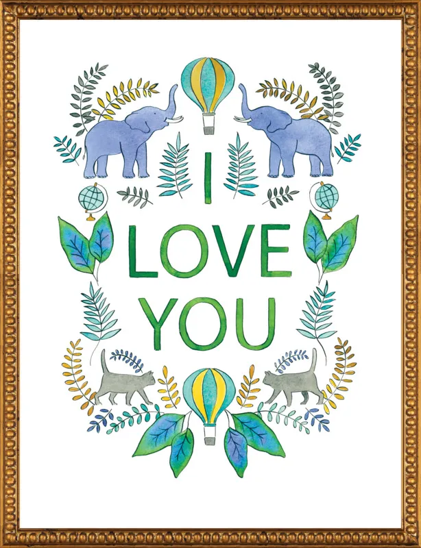 I Love You by Rachel Rogers for Artfully Walls