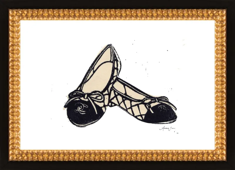 Chanel Ballet Flats by Anna See for Artfully Walls