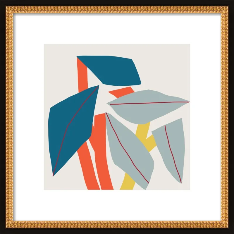 Colourful leaves by Jessica Nielsen for Artfully Walls