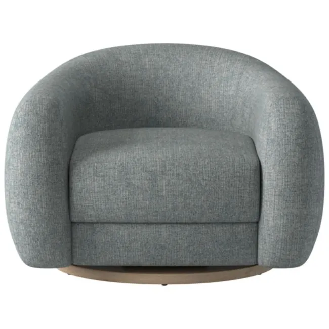Laszlo Swivel Chair Nomad Charcoal