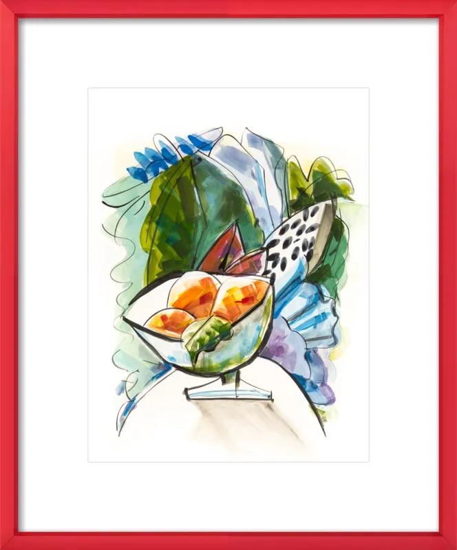 Still life with oranges by Becky Aubry for Artfully Walls