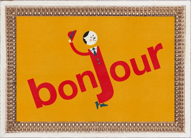 Bonjour by Blanca Gómez for Artfully Walls