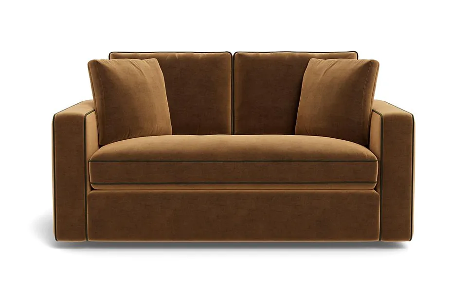 James Loveseat with Contrast Piping
