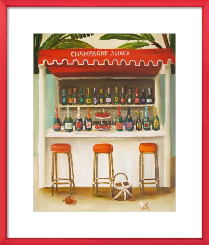 Champagne Shack by Janet Hill for Artfully Walls