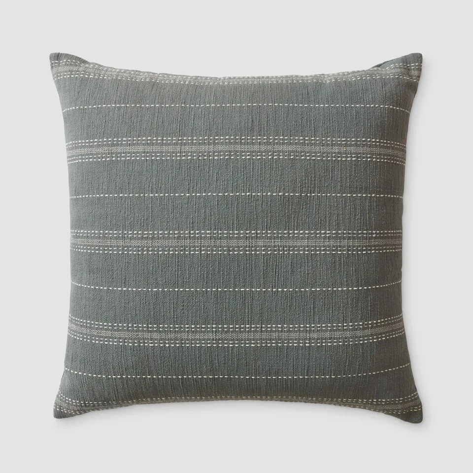 The Citizenry Jasma Pillow | 22" x 22" | Light Blue