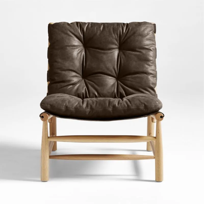 Henning Leather Accent Chair
