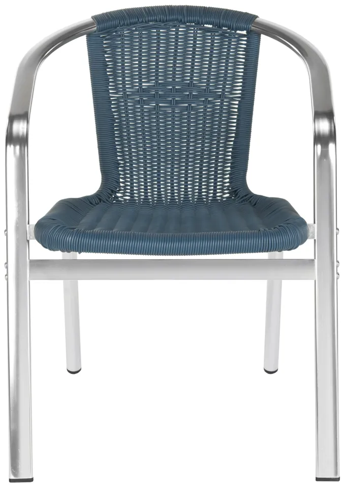Wrangell Stackable Arm Chair, Set Of 2 - Teal