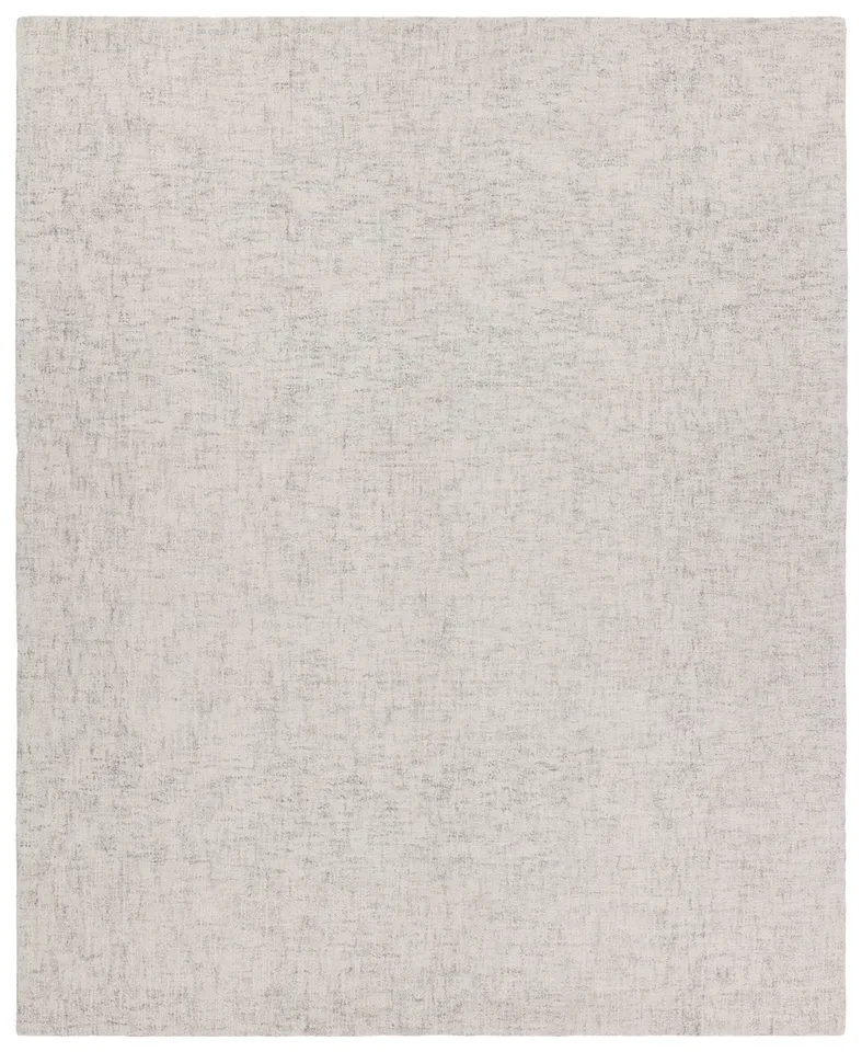 Harding Handmade Indoor/Outdoor Solid Cream/Light Gray Area Rug (2'X3')