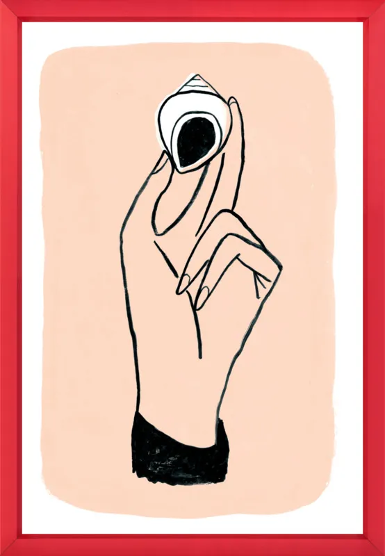 My Hand is My Face by Michael Doyle - Apartment On Belmont for Artfully Walls