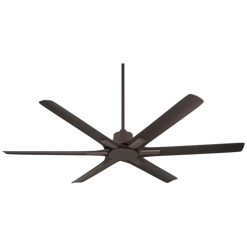 60" Casa Vieja Bronze Damp Rated Ceiling Fan with Remote