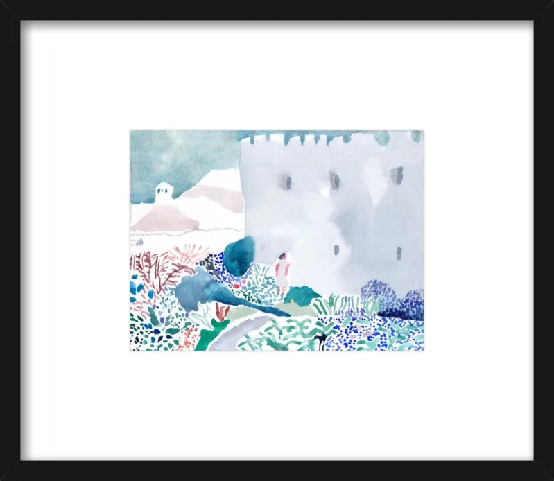 Castle Flowers by Charlotte Ager for Artfully Walls