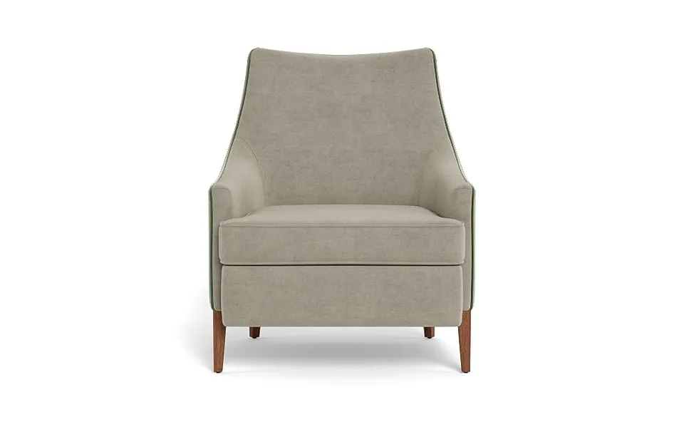 Kingsley Accent Chair with Contrast Piping