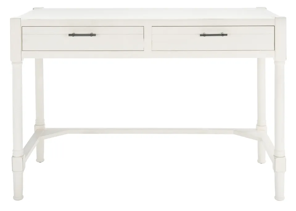 Filbert Writing Desk - Distressed White