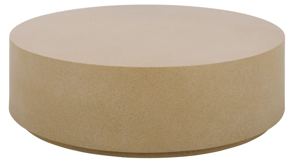 Tina Round Coffee Table - Beige