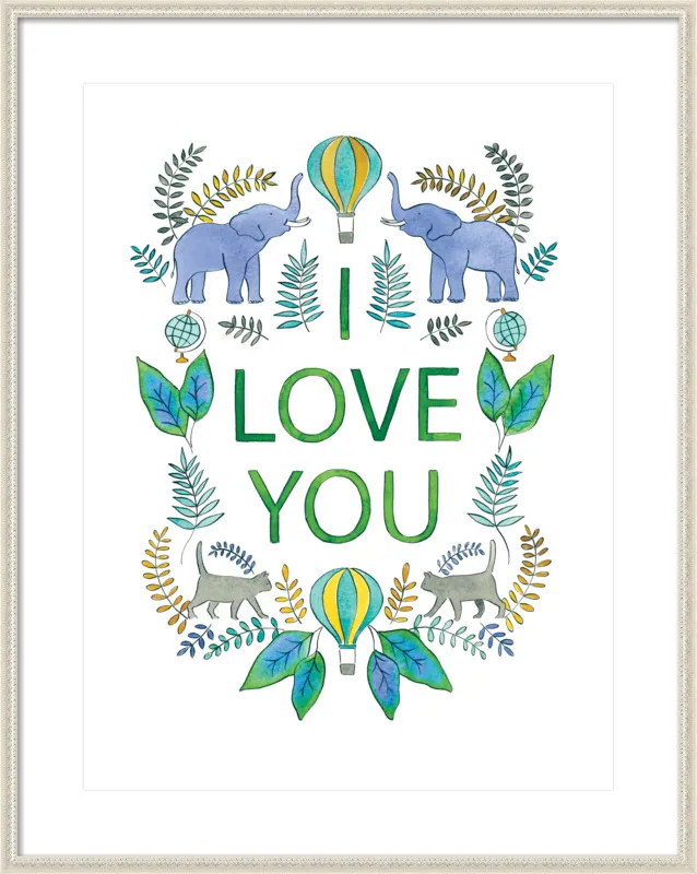 I Love You by Rachel Rogers for Artfully Walls