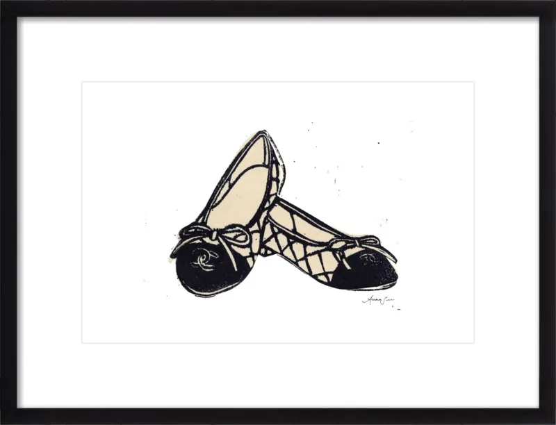 Chanel Ballet Flats by Anna See for Artfully Walls
