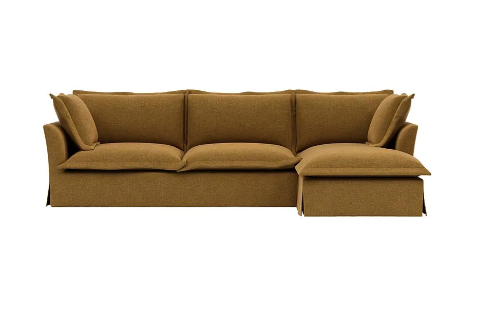 Skylar Slipcovered Right Chaise Sectional