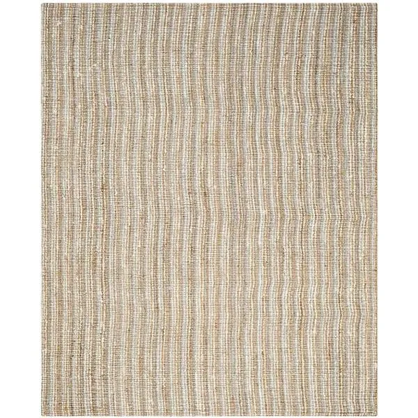 Natural Weave Chunky Stripe Two-Tone Area Rug