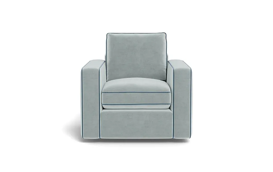 James Accent Chair with Contrast Piping