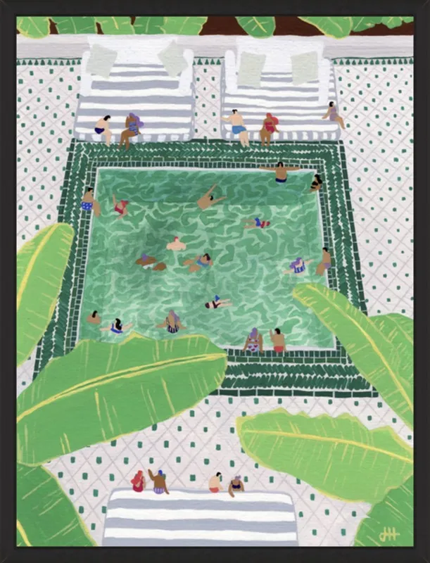 Green Riad by Joanne Ho for Artfully Walls