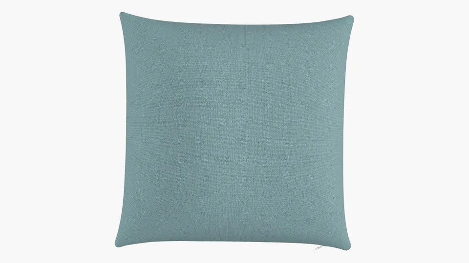 Throw Pillow 22", Seaglass Everyday Linen, 22" x 22"