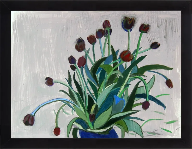 queen of the night tulip by Liz Innvar for Artfully Walls
