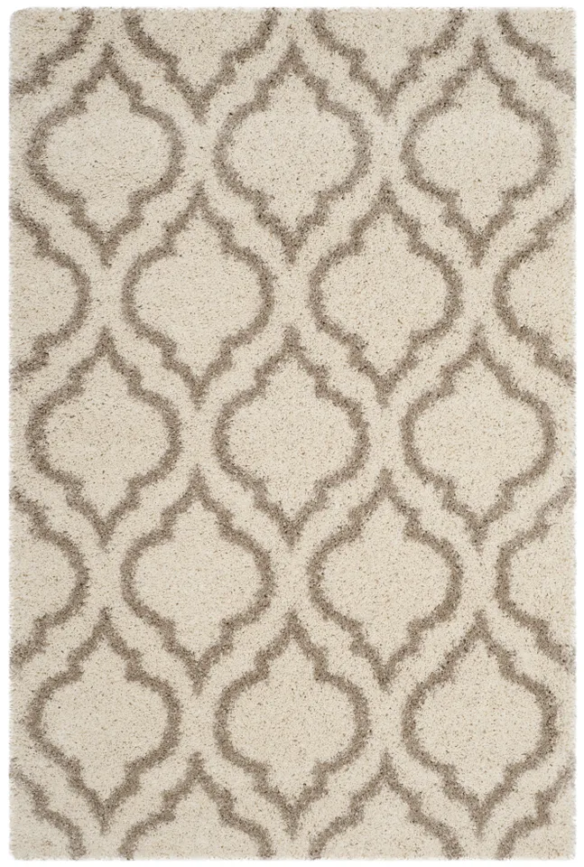 Arlo Home Woven Area Rug, SGH284D, Ivory/Beige,  4' X 6'