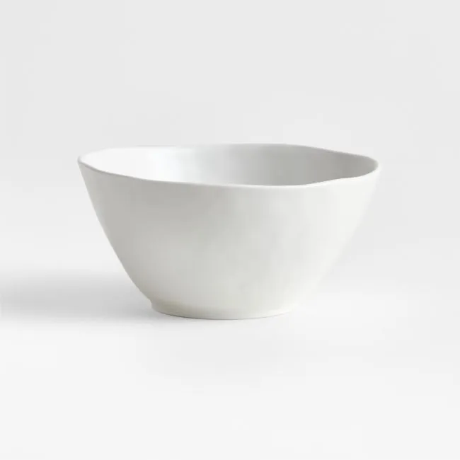 Mercer Matte White Porcelain Cereal Bowl
