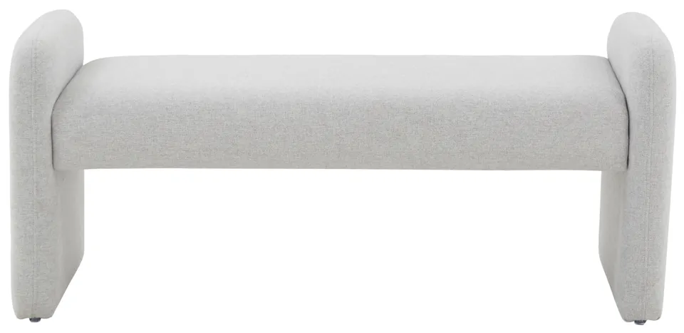 Patsy Chiclet Bench - Light Grey