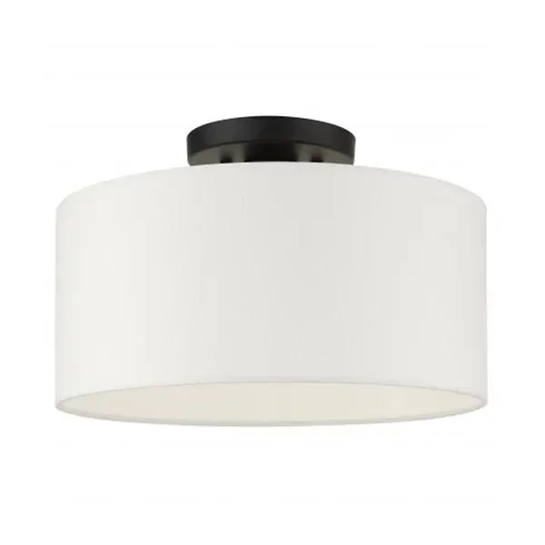 Maureen Tall Shade Semi Flushmount