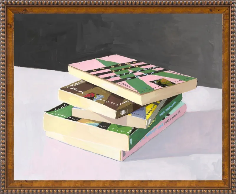 Vonnegut Stack by Elizabeth Mayville for Artfully Walls