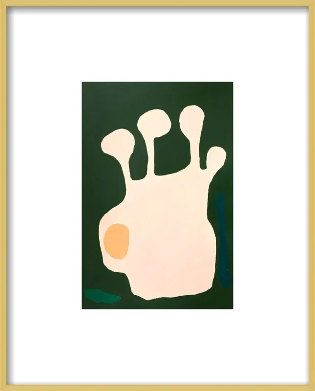 Nectarine Vase, abstraction 11 by Neicy Frey by Neicy Frey for Artfully Walls