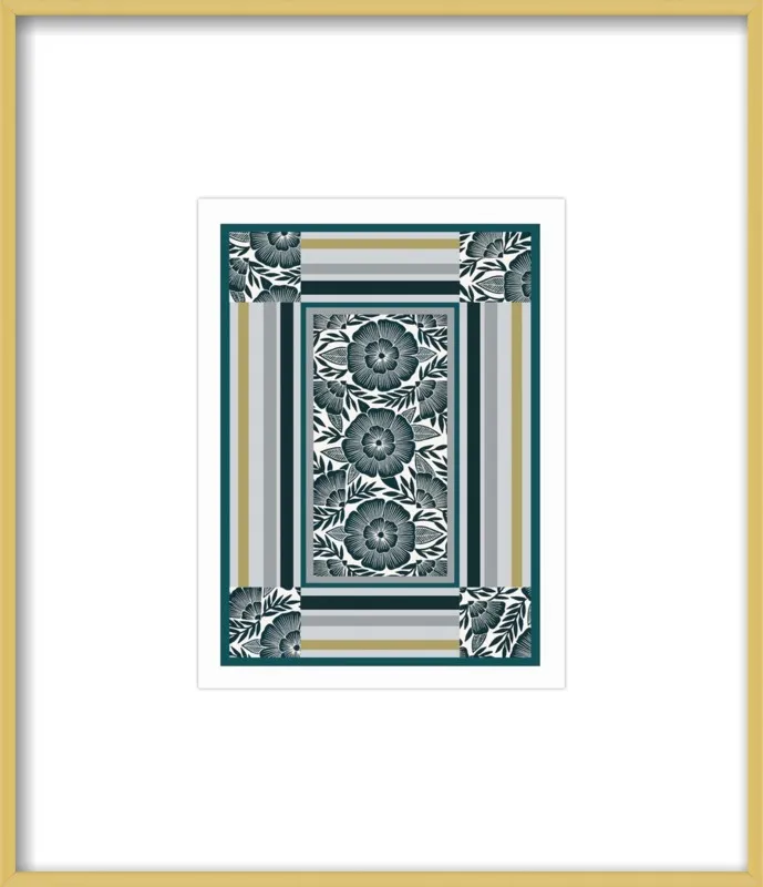 Botanical Frame 1 by Katharine Watson for Artfully Walls