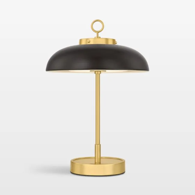 Osuna Brass Rechargeable Table Lamp 16"