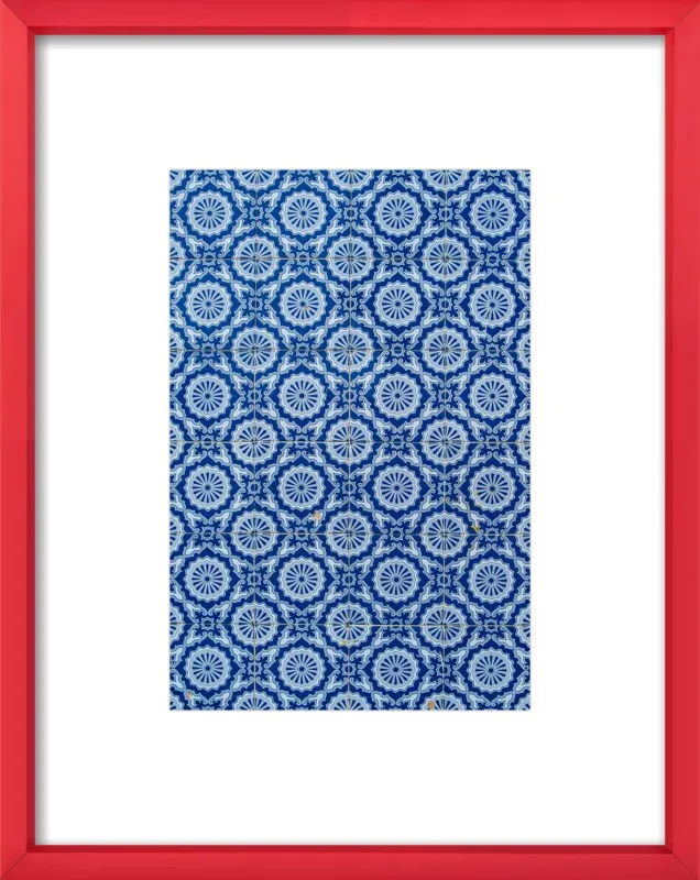 Blue Tiles in Lisbon by Sivan Askayo for Artfully Walls