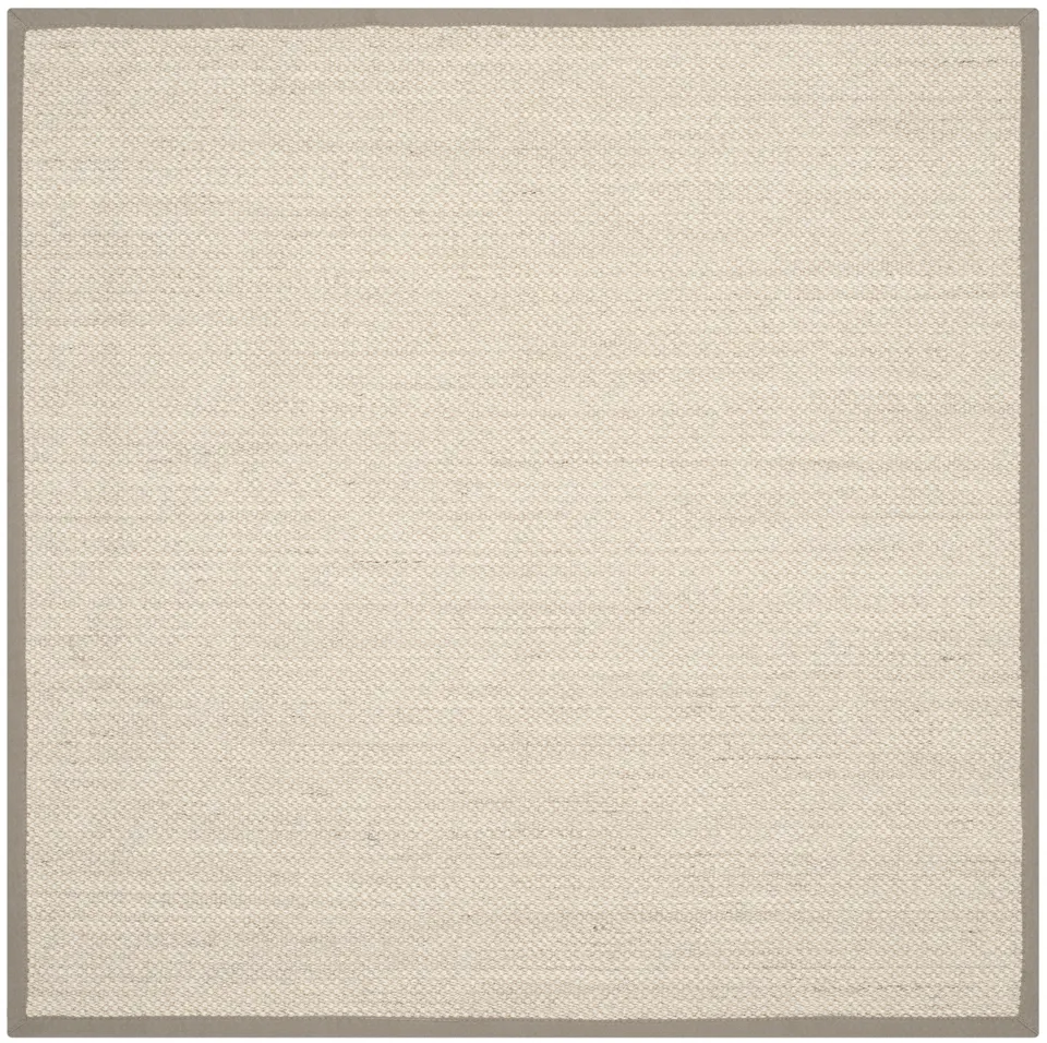 Arlo Home Woven Area Rug, NF143E, Marble/Khaki,  8' X 8' Square