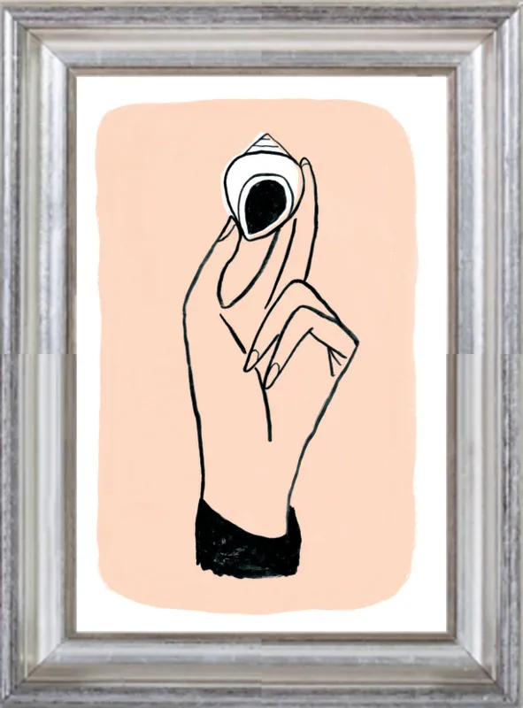 My Hand is My Face by Michael Doyle - Apartment On Belmont for Artfully Walls