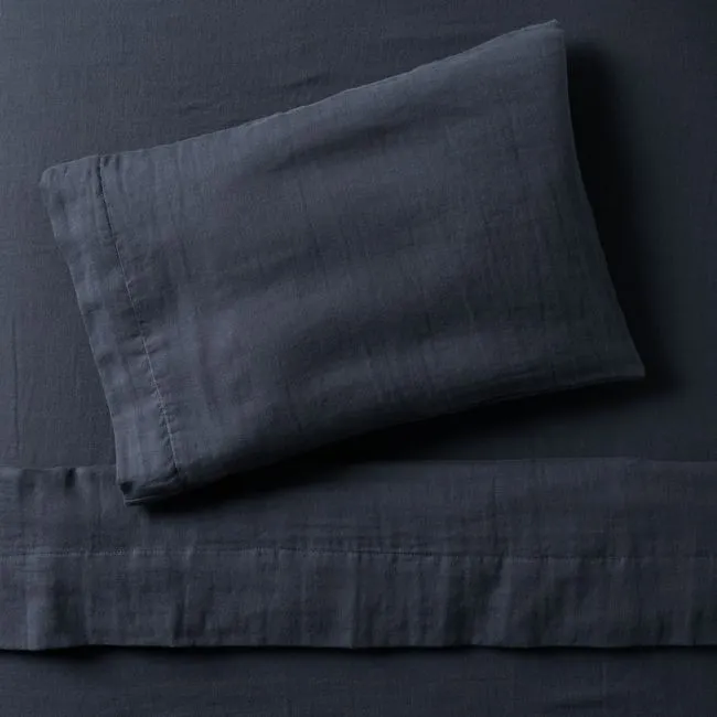 Supersoft Midnight Navy Blue 100% Organic Cotton Toddler Sheet Set