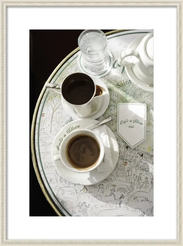 Chocolat chaud au Café de Flore by Lauren & Annael Tolila for Artfully Walls