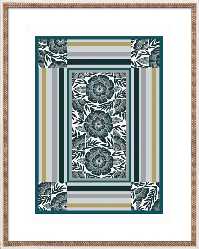 Botanical Frame 1 by Katharine Watson for Artfully Walls