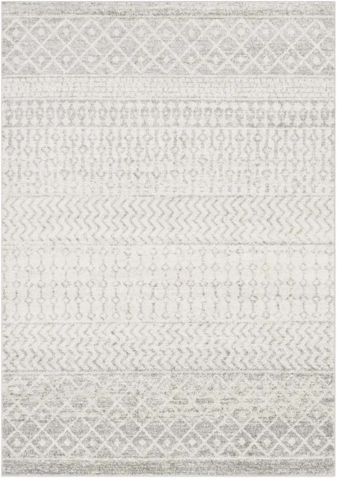 Elaziz Gray Indoor 3'1" x 4'11" Machine Woven Rug