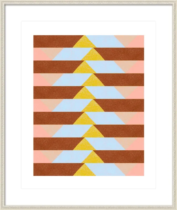 Color Ideas 32: Dusty Pink, Rust, Celadon & Sky by Jessica Poundstone for Artfully Walls