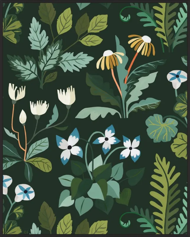 Midnight Garden by Carrie Shryock for Artfully Walls