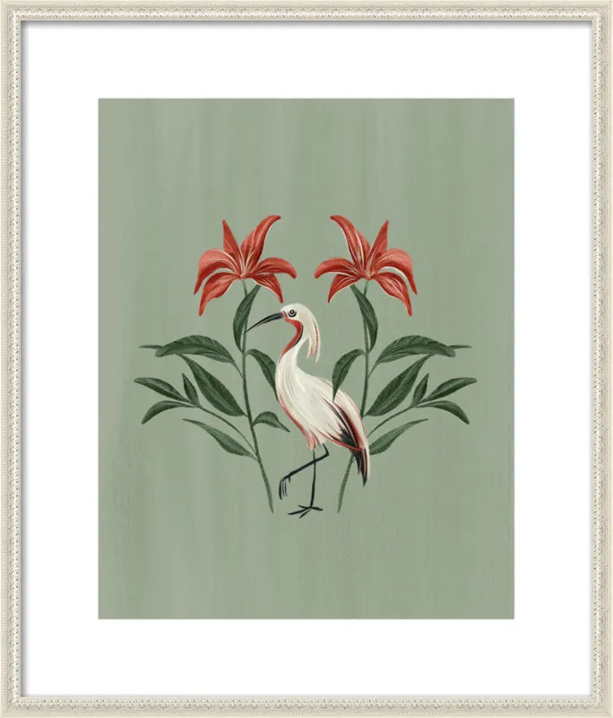Tropical Crane by Nancy Noreth for Artfully Walls