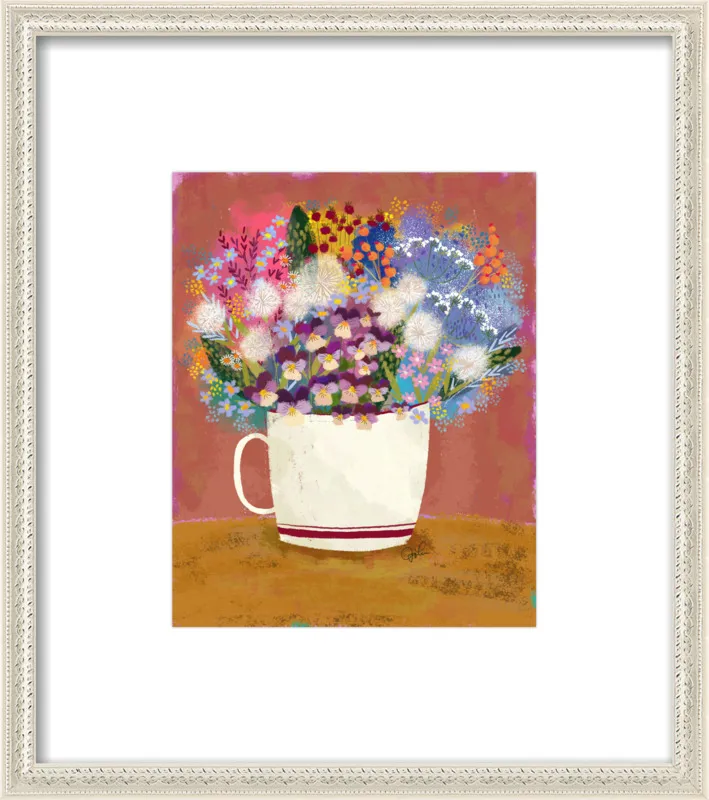 Violas in Russet by Joy Laforme for Artfully Walls
