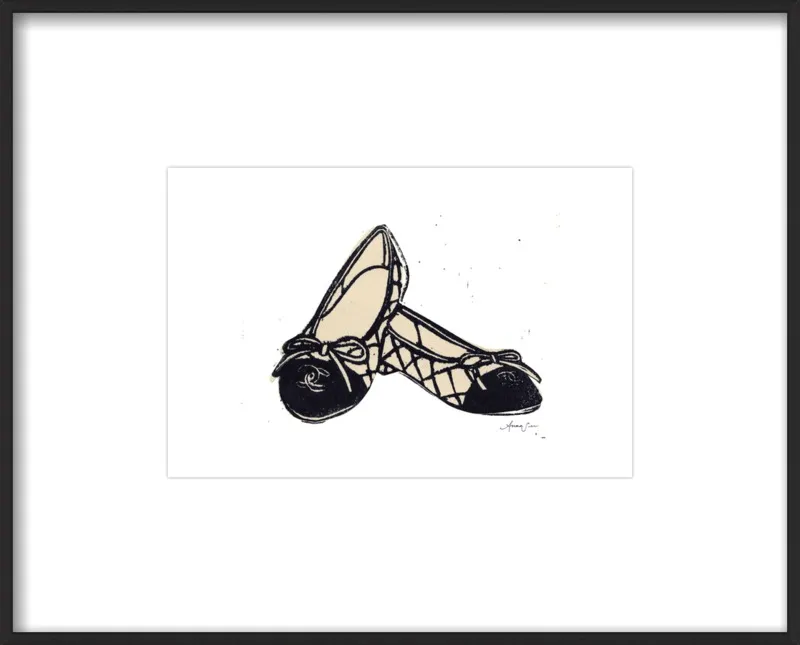 Chanel Ballet Flats by Anna See for Artfully Walls