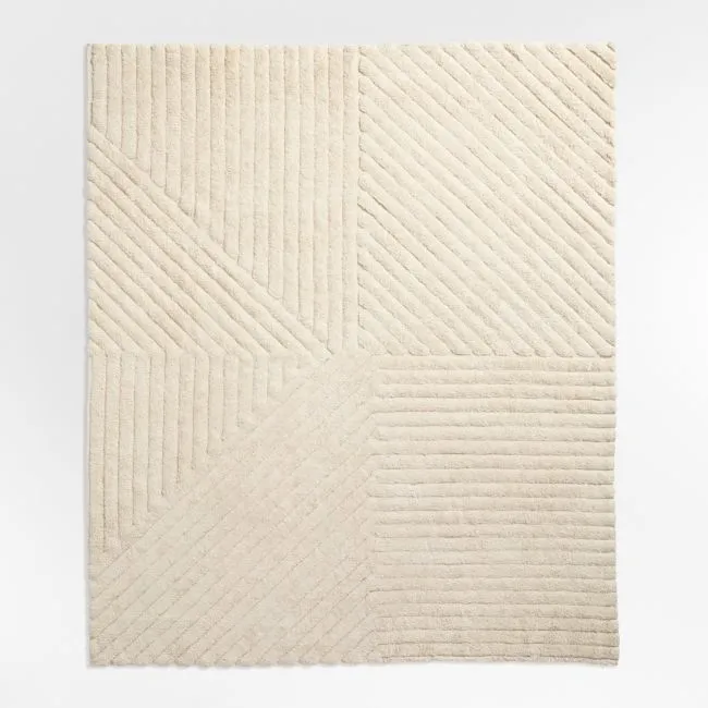 Avery Plushy Washable Kids Area Rug 4'x6'