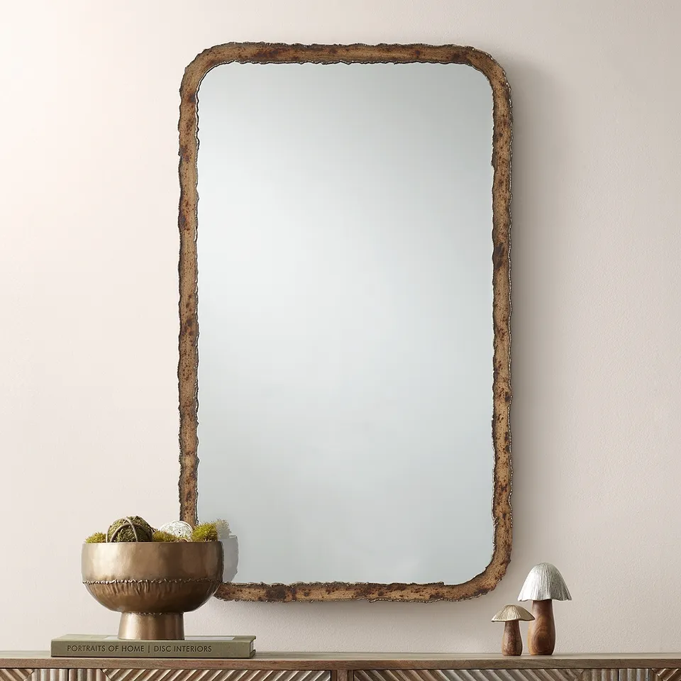 Uttermost Julian Oxidized Bronze 24" x 40" Rectangular Mirror
